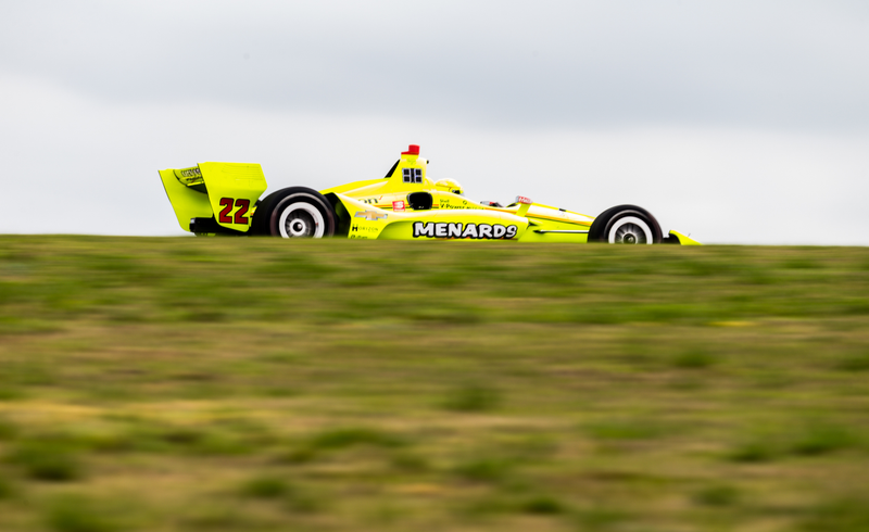 Illustration for article titled Here's All the Action From IndyCar Practice At COTA